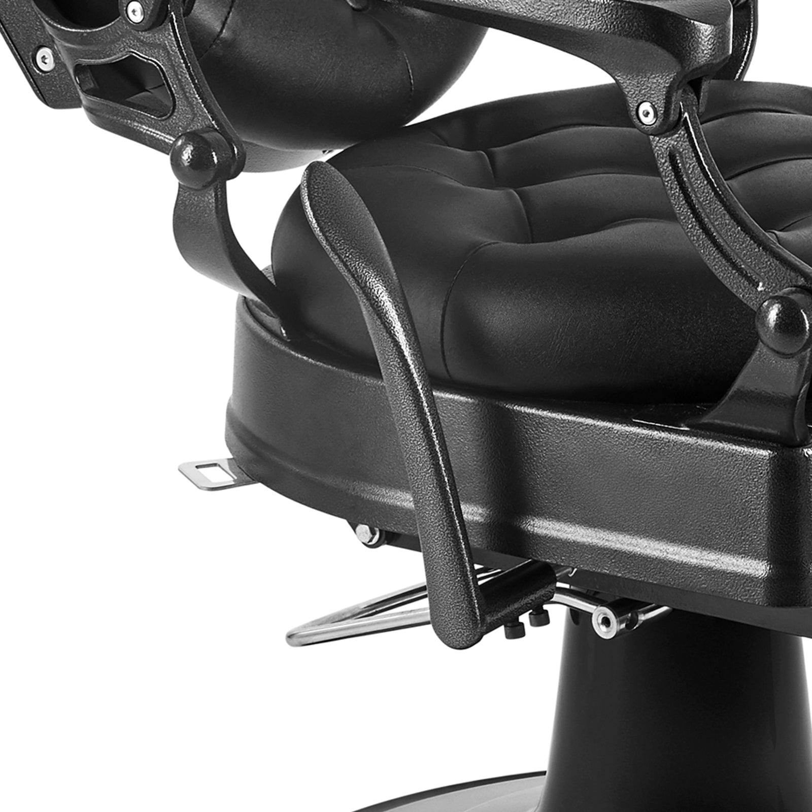 OmySalon BC1101 Vintage Style Heavy Duty Hydraulic Recline Barber Chair