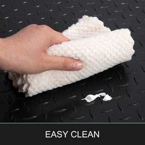 OmySalon Anti Fatigue Mat Salon Barber Mat for Hair Stylist 1/2in Thick Diamond Plate Pattern