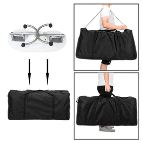 OmySalon FMT Portable Foldable Nail Manicure Table w/Electric Dust Collector & Wrist Rest