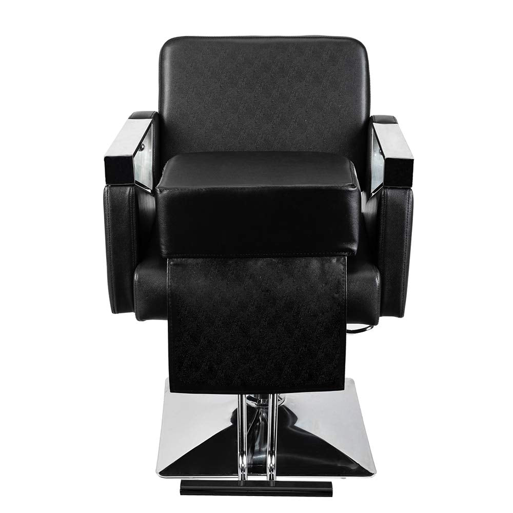 OmySalon 6.7'' Barber Salon Thickened Child Booster Seat Black