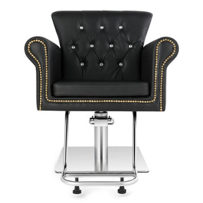 OmySalon Barber Chair Hydraulic Styling Chair Spa Styling Hairdressing Tattoo Equipment Black