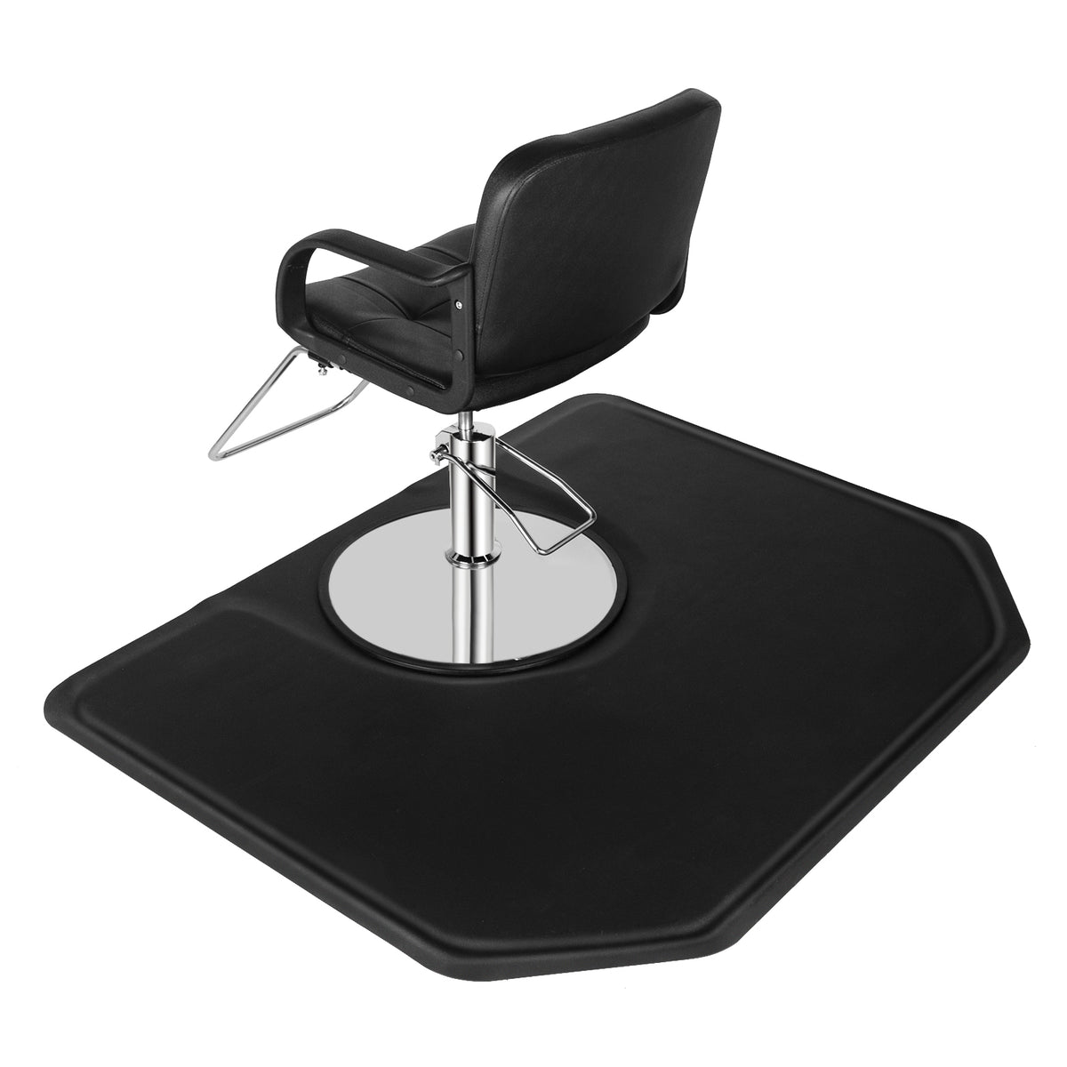 OmySalon 4' x 5' Salon Anti Fatigue Mat Hexagon Barber Mat for Round Base Styling Chair