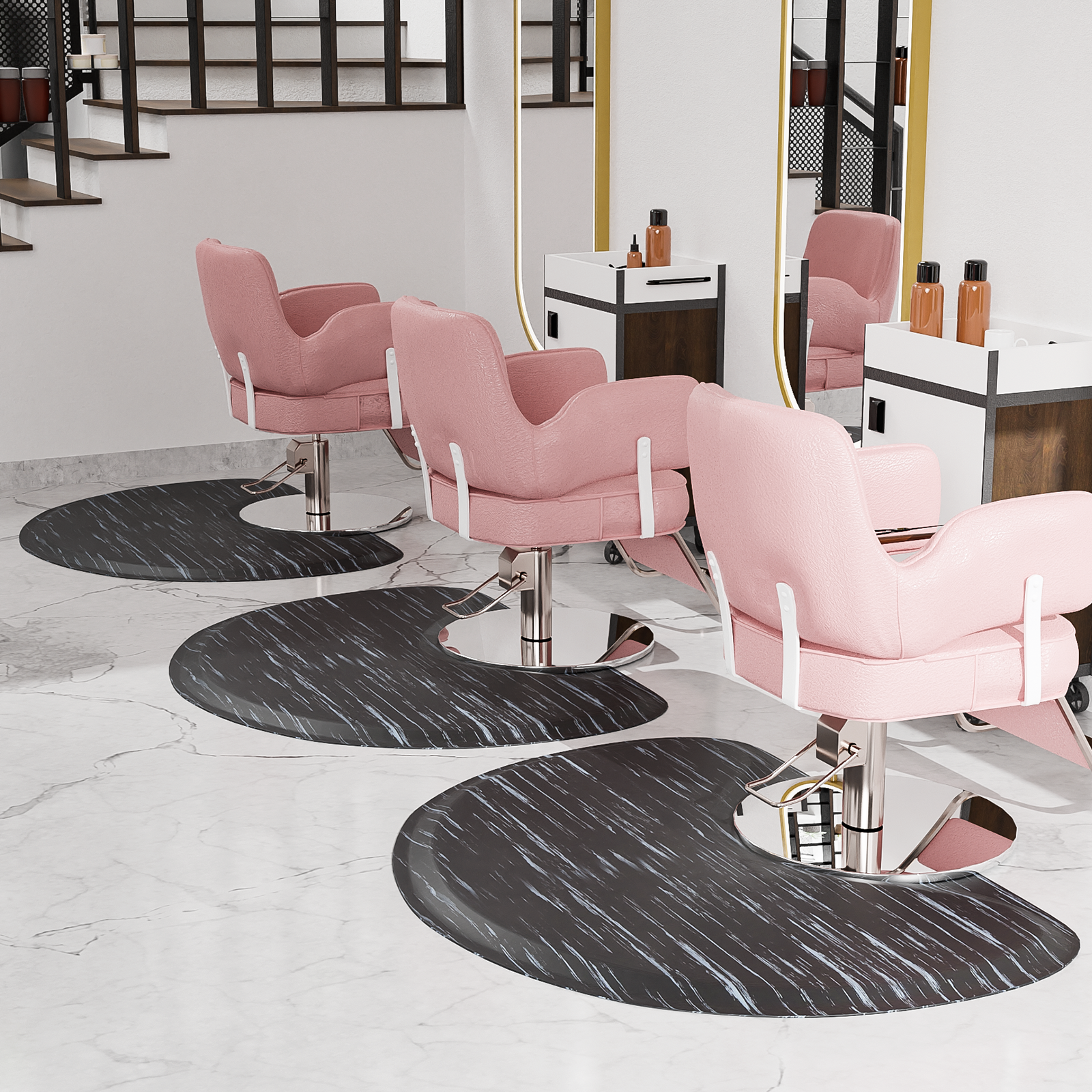 OmySalon 3 x 4 Salon Anti Fatigue Mat Barber Mat for Hair Stylist 1