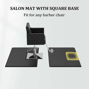 OmySalon Rectangle Anti Fatigue Mat Salon Barber Mat for Square Base Styling Chair 1/2in 3/4in Thick