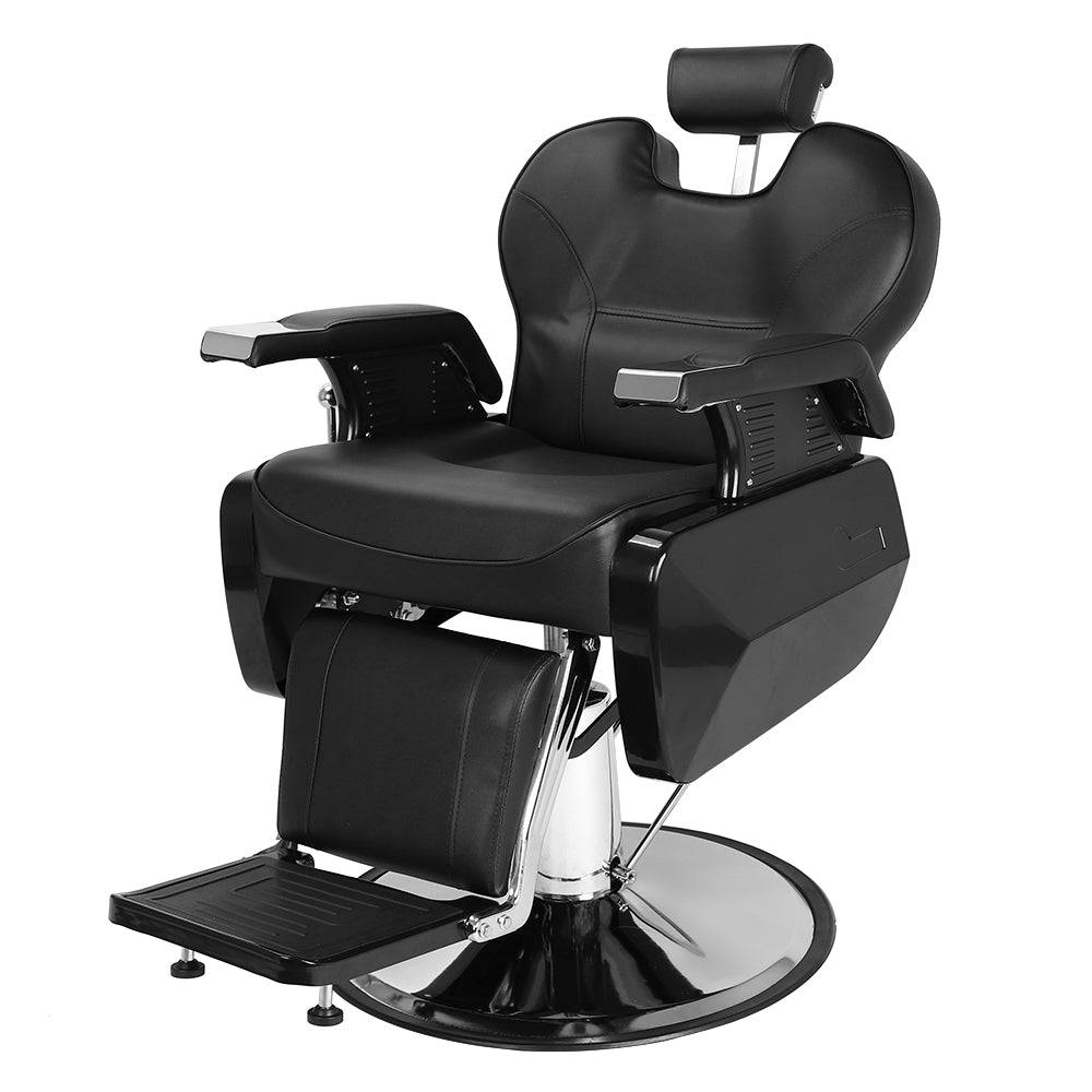 OmySalon Barber Chair Reclining Styling Chair Heavy Duty Salon Chair with 360 Degree Swivel Hydraulic