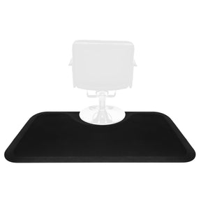 OmySalon 3' x 5' Salon Anti Fatigue Mat Rectangle Barber Mat for Round Base Stying Chair 1/2in Thick