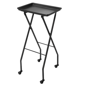 OmySalon ST1401 Foldable Rolling Salon Tray Trolley Cart on Wheels
